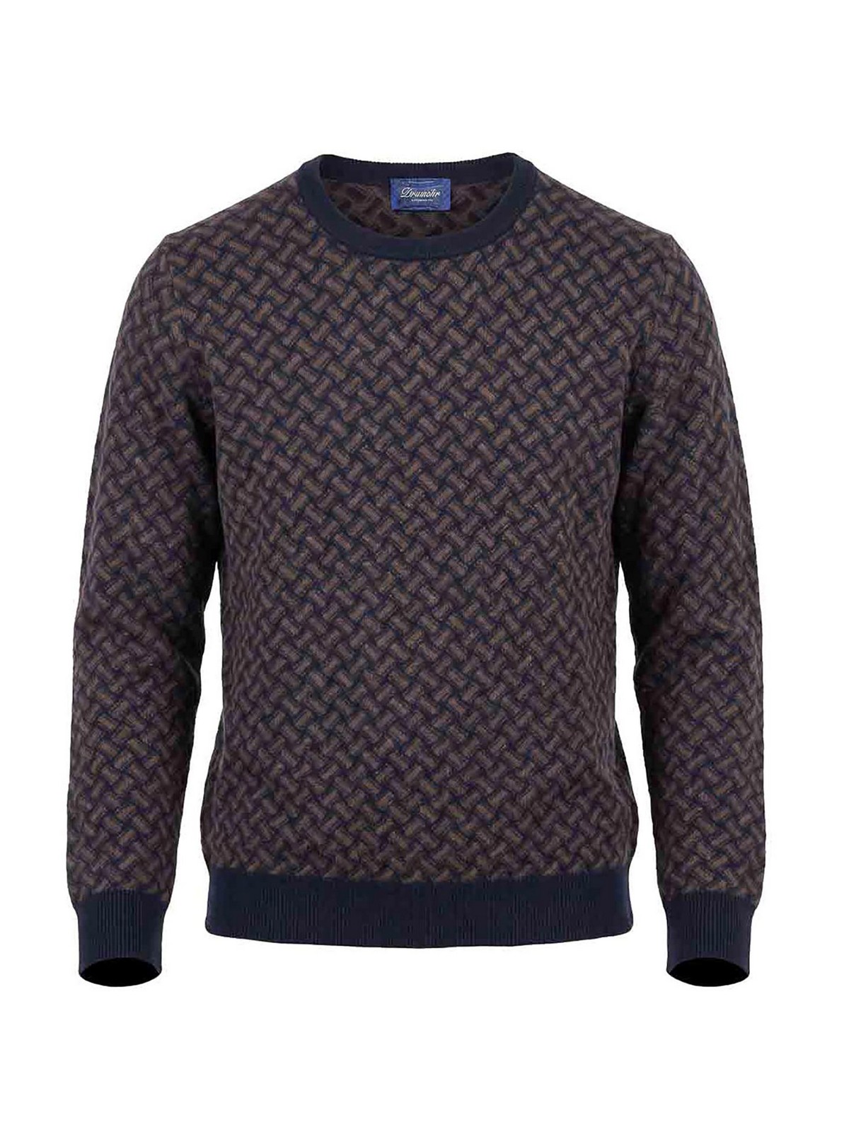 Drumohr Pull Col Rond - Vert