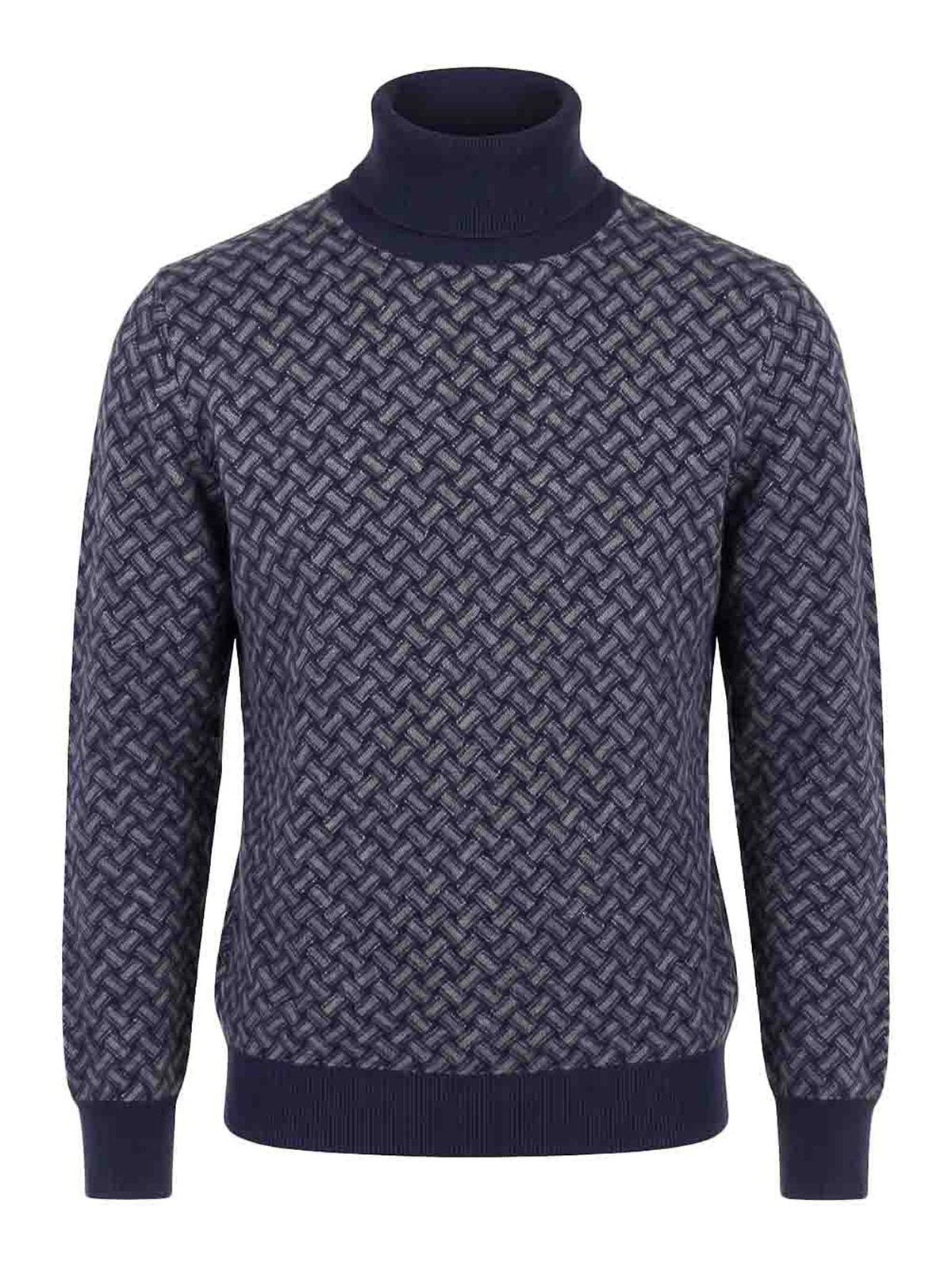 Drumohr Pull Col Roulé - Gris