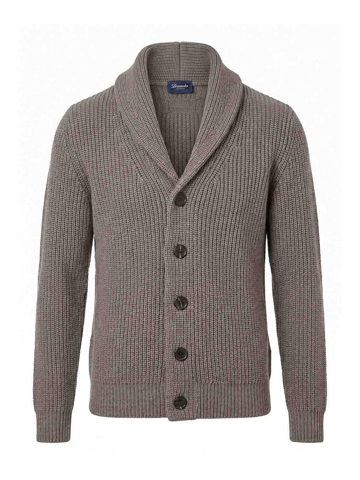 Drumohr Cardigan - Taupe