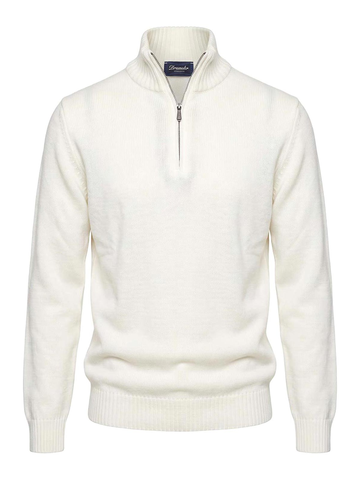 Drumohr Pull Col Roulé - Blanc