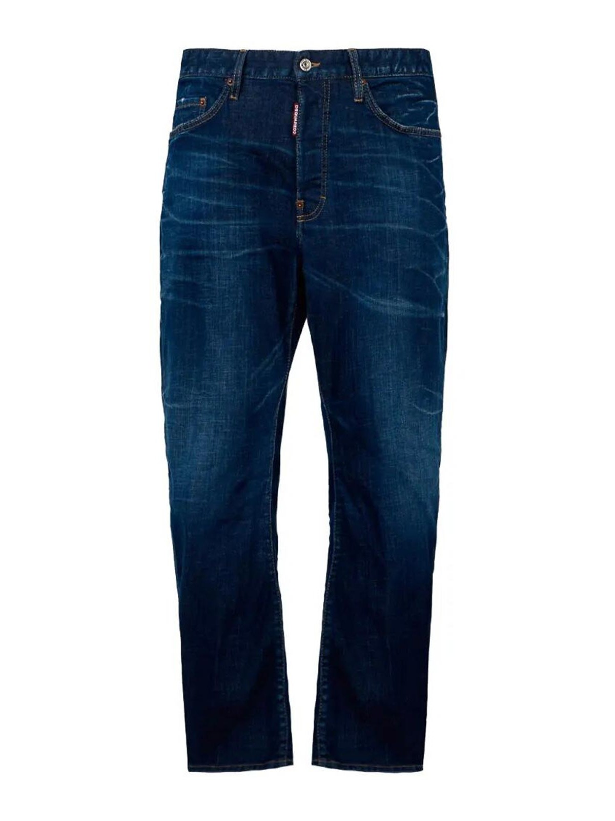 Dsquared2 Jean Droit - Bleu Foncé