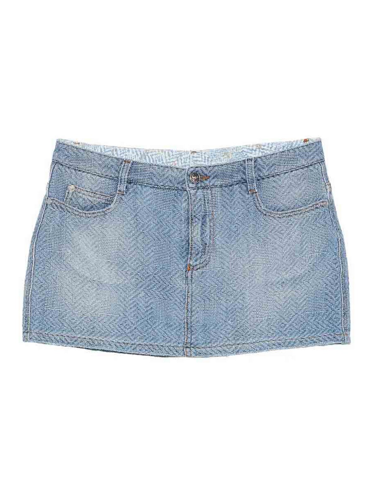 Ermanno Scervino Jupe Midi - Bleu