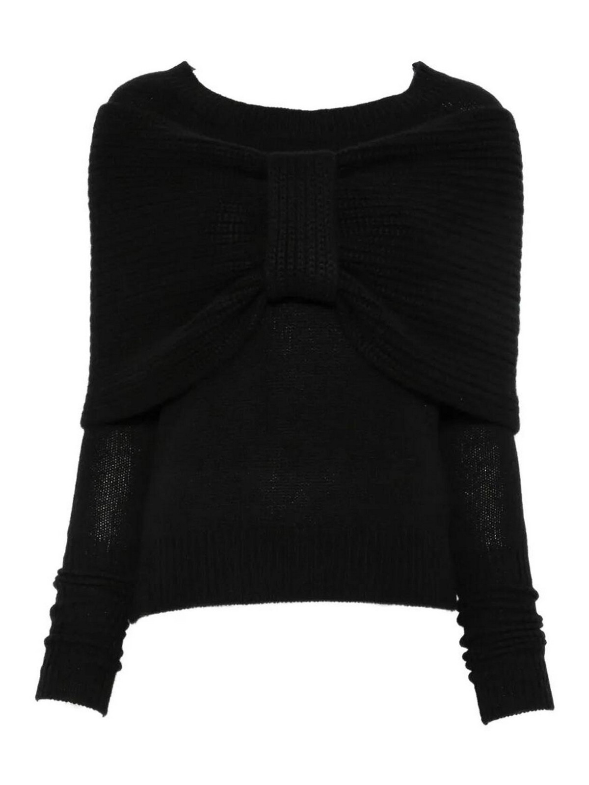 Ermanno Scervino Pull Col Rond - Noir