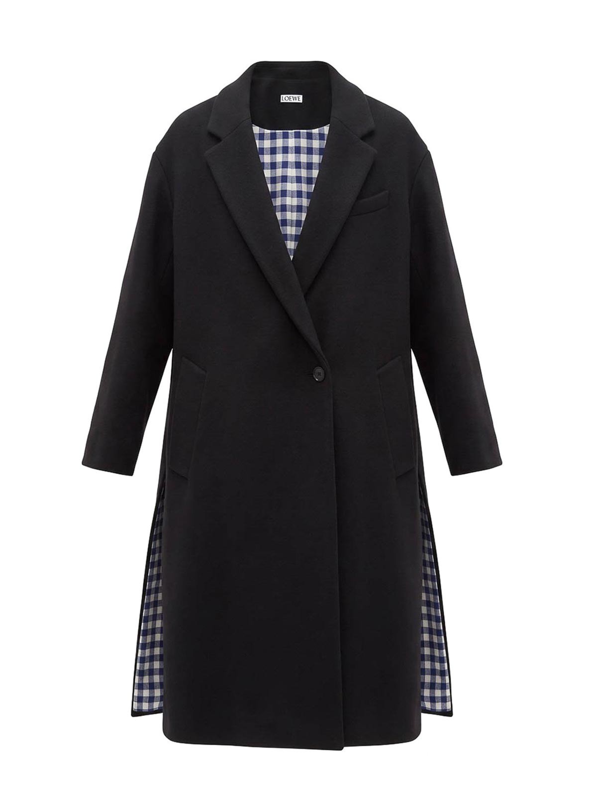 Loewe Manteau Au Genou - Noir