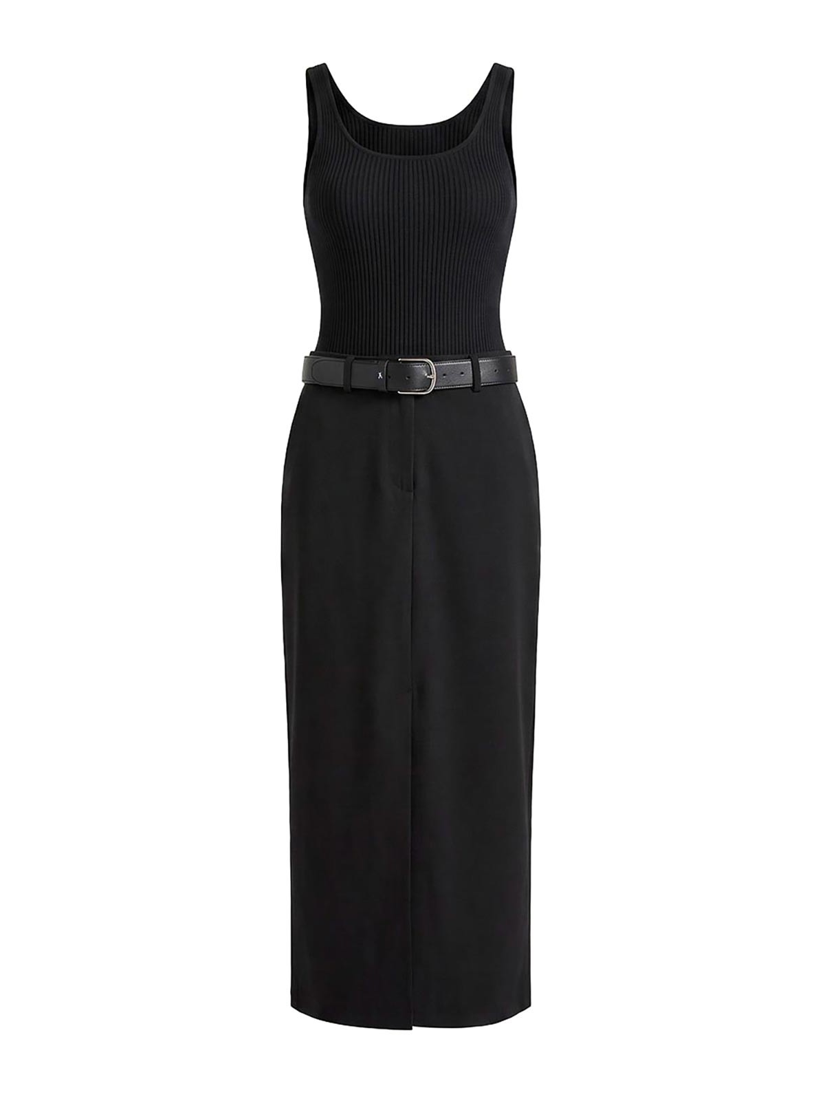 Patrizia Pepe Robe Au Genou - Noir