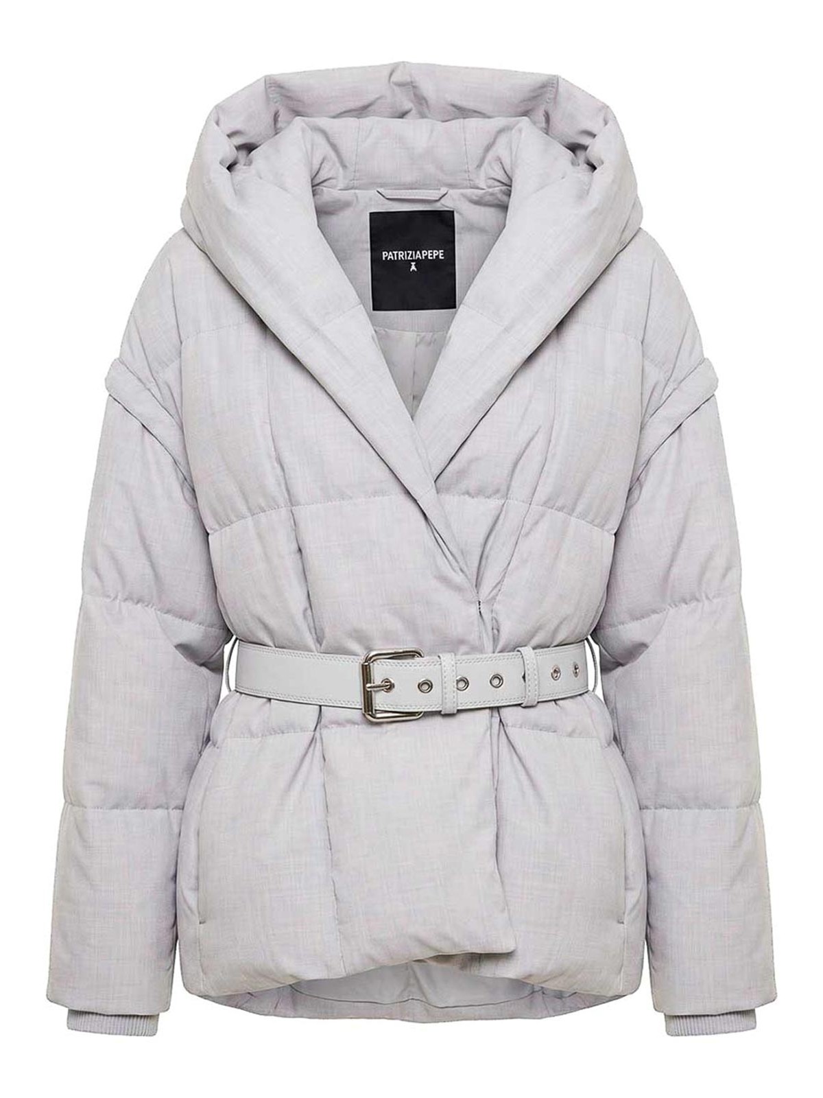 Patrizia Pepe Blouson Rembourré - Gris