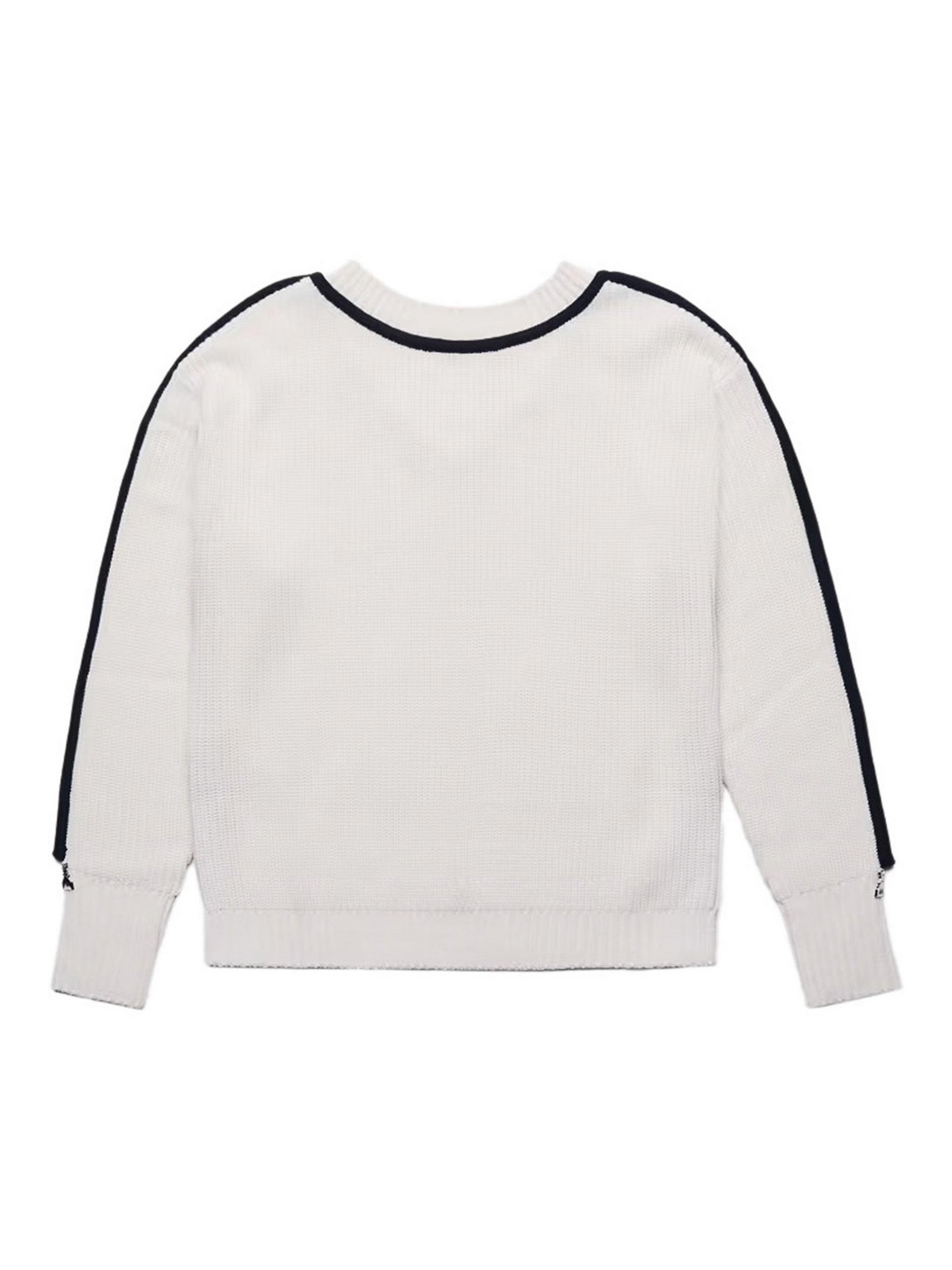 Patrizia Pepe Pull Col Rond - Blanc