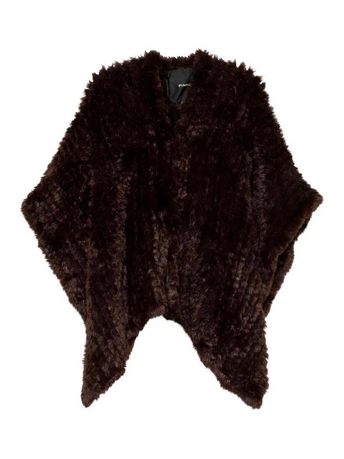 Pinko Manteau Au Genou - Marron