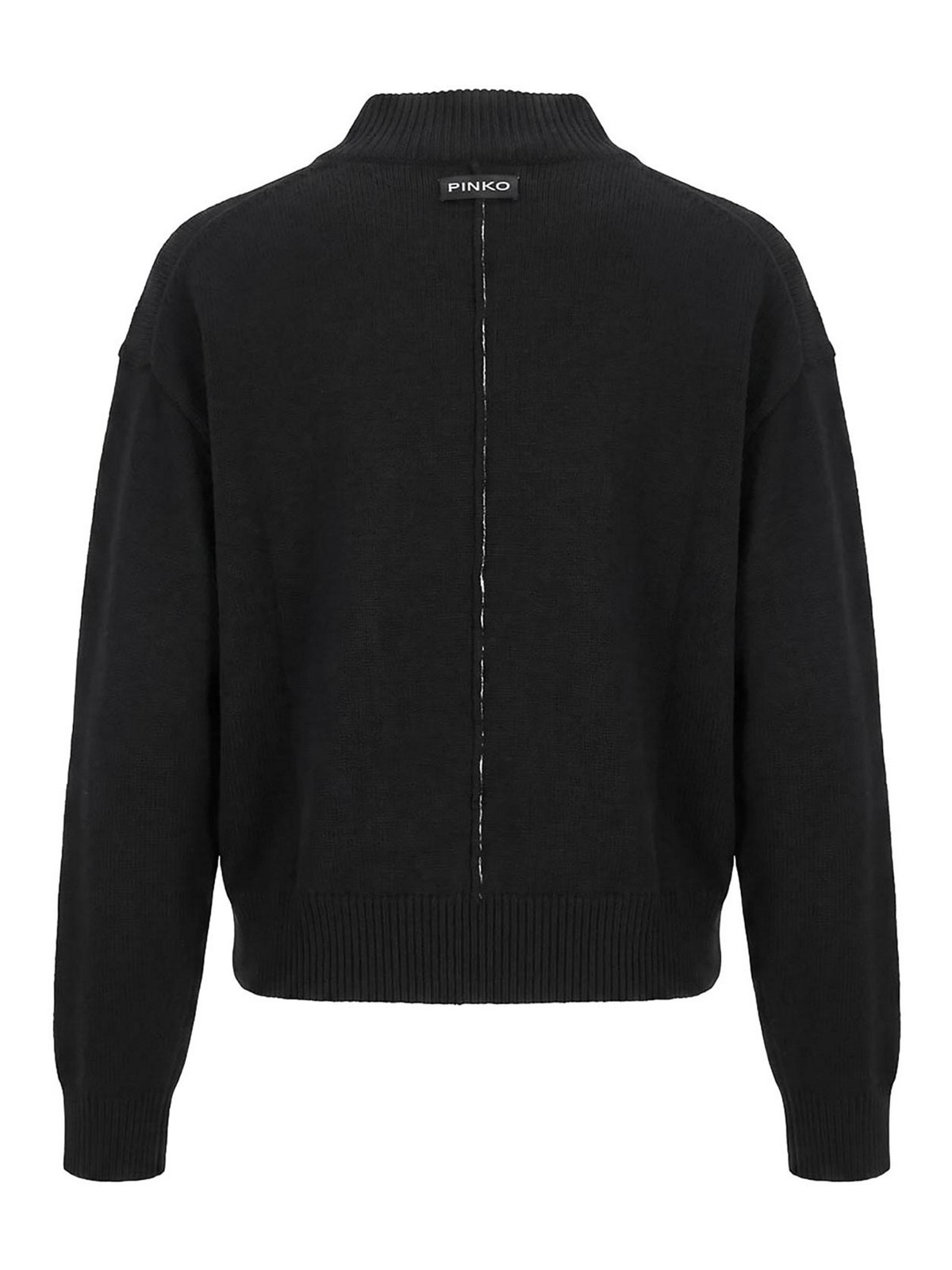 Pinko Pull Col Rond - Noir