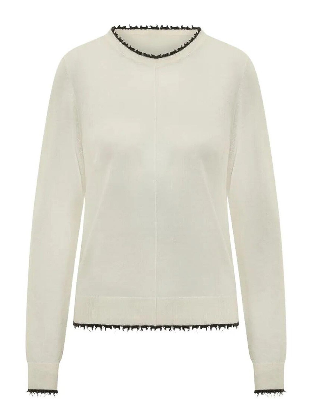 Pinko Pull Col Rond - Blanc