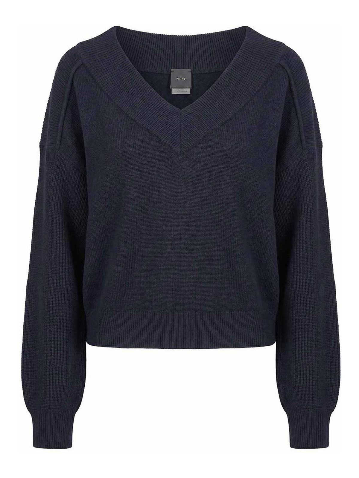 Pinko Pull Col Rond - Bleu