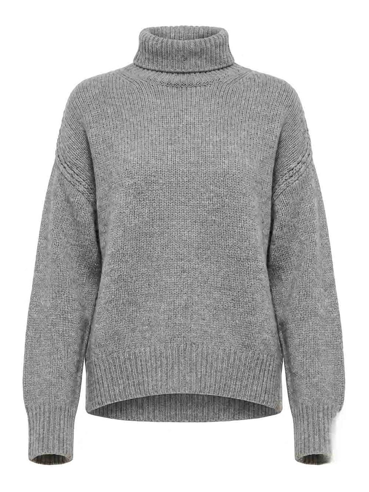Sa Su Phi Pull Col Roulé - Gris
