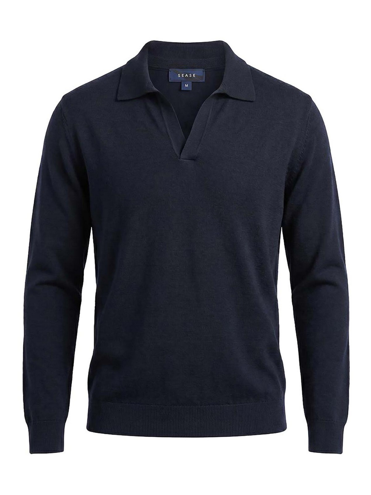 Sease Pull Col Rond - Bleu Foncé