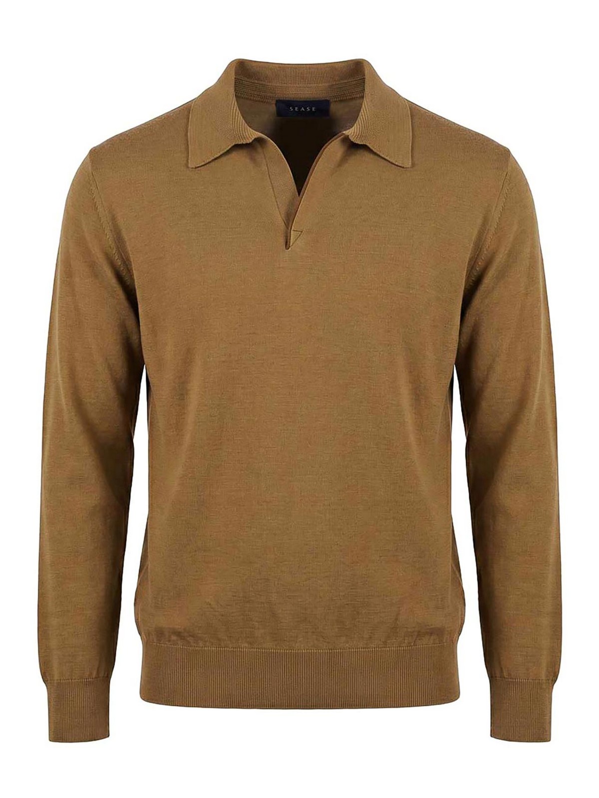 Sease Pull Col Rond - Marron