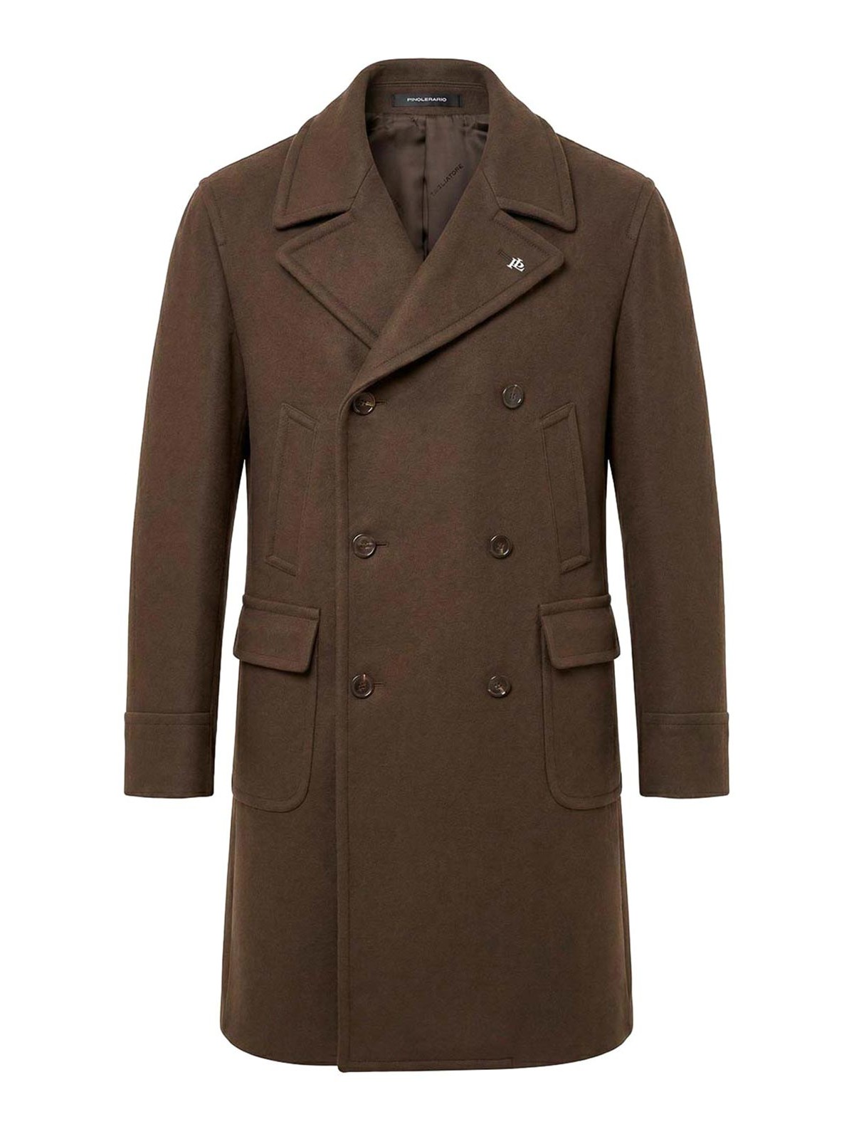 Tagliatore Manteau Au Genou - Marron Foncé