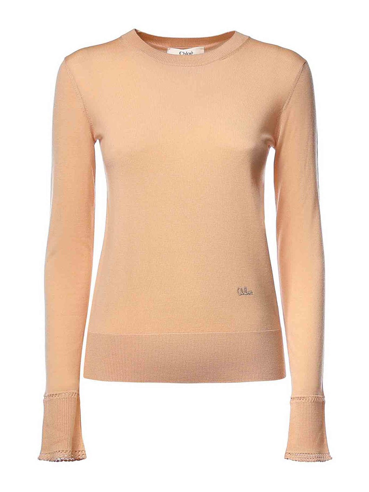 Chloe' Pull Col Rond - Rose