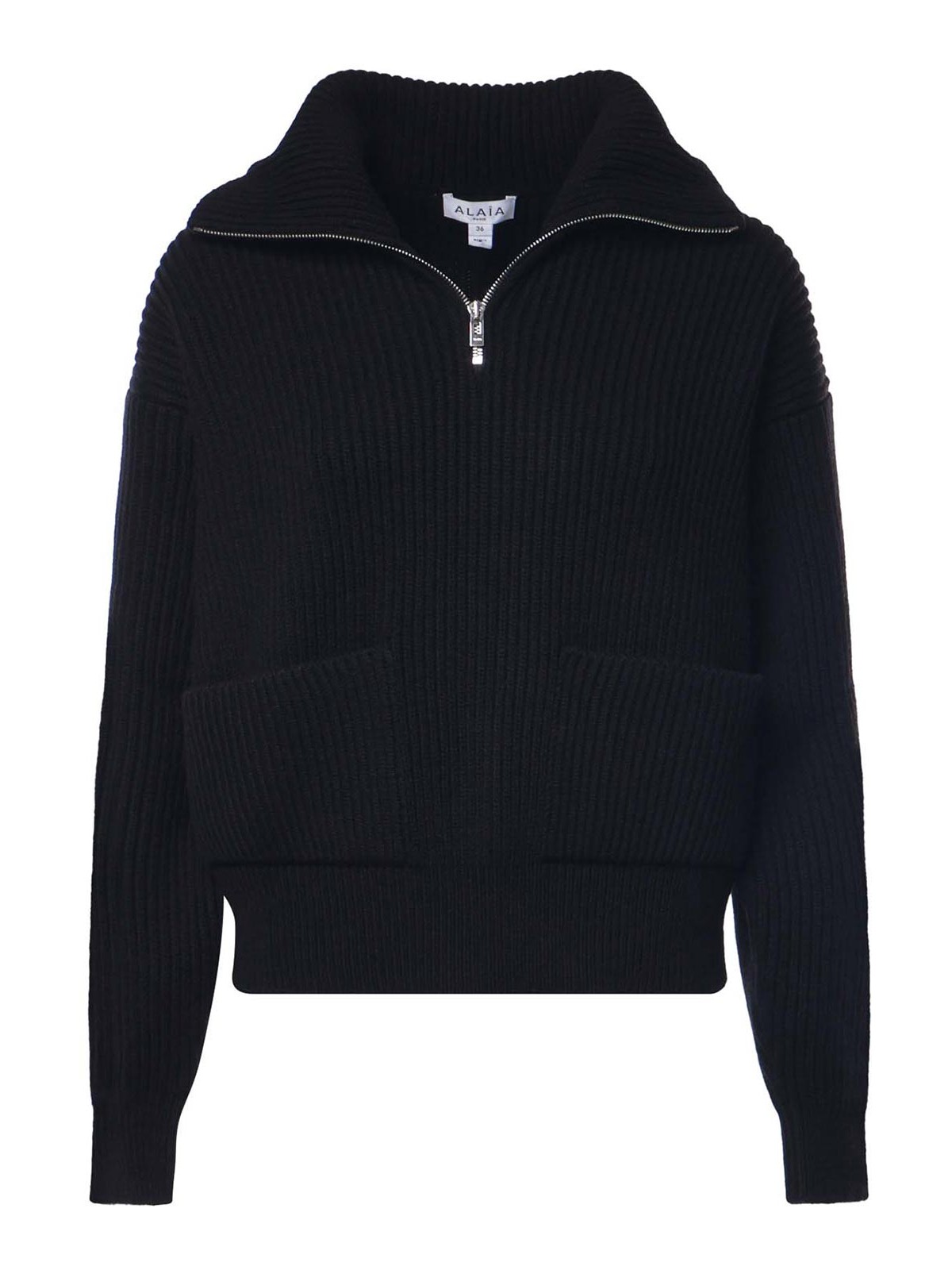 Alaïa Pull Col Rond - Noir