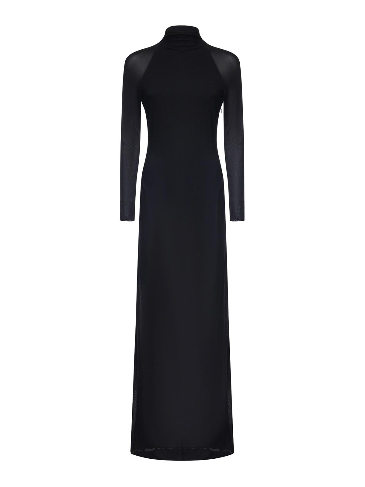 Alaïa Body-Conscious Jersey Dress - Black|AA9R3259J132D995