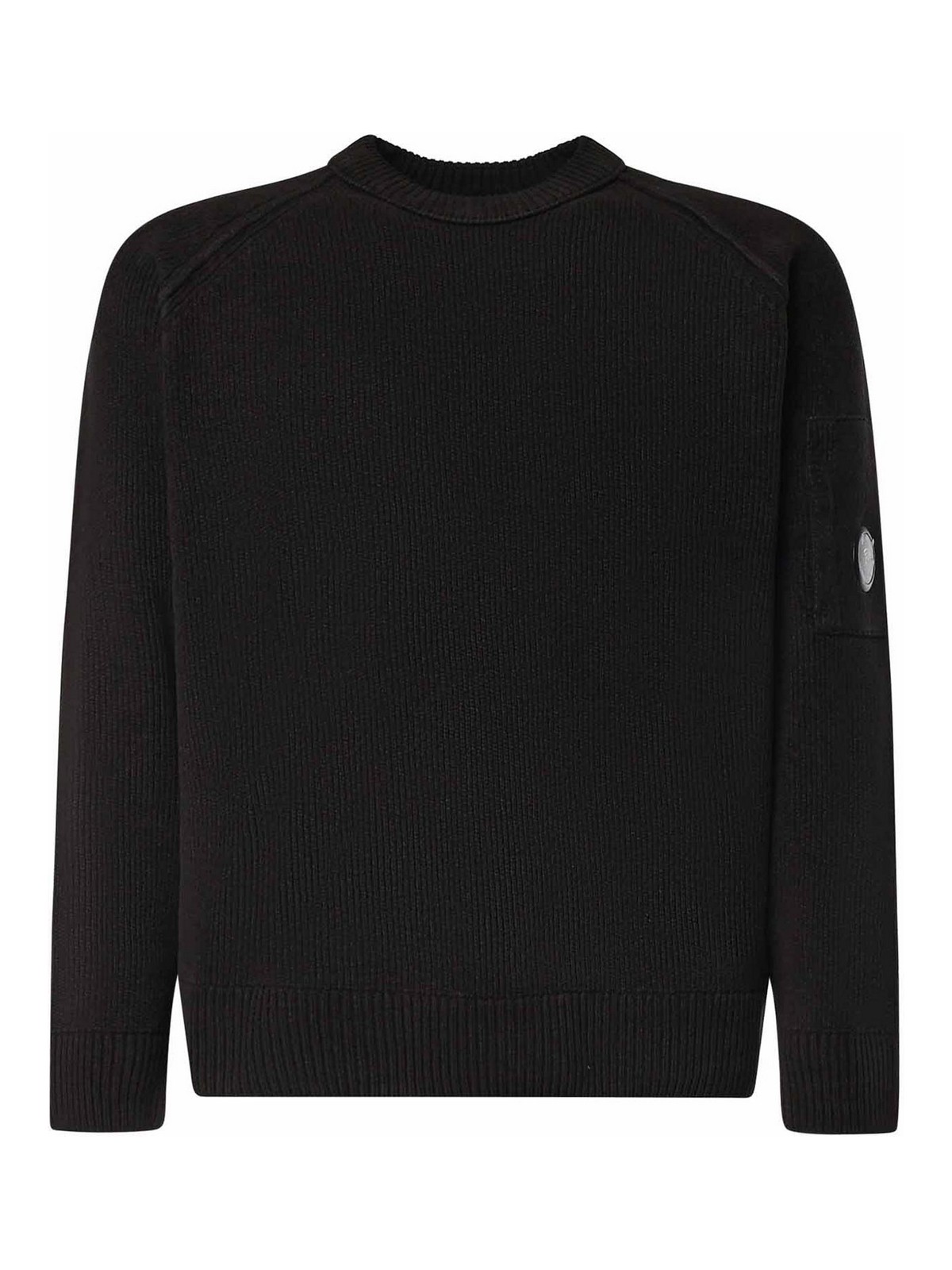 C. P. Company Pull Col Rond - Noir