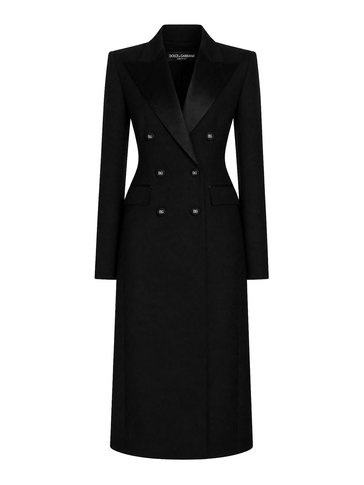 Dolce & Gabbana Manteau Au Genou - Noir