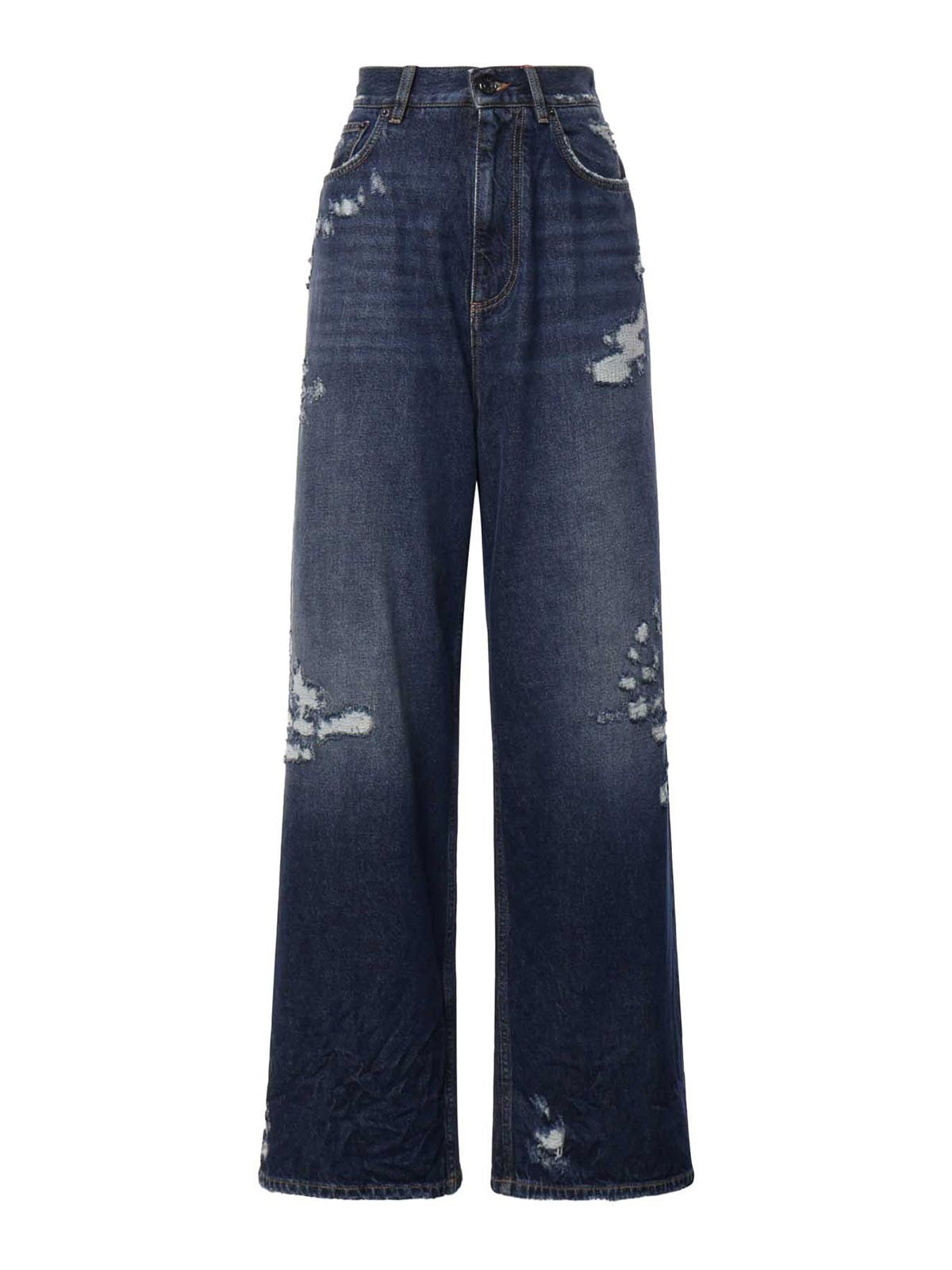 Dolce & Gabbana Jean Droit - Bleu