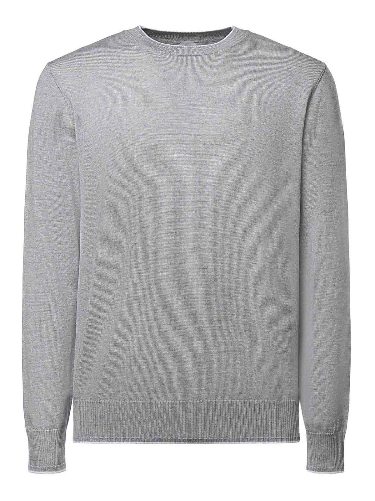 Eleventy Pull Col Rond - Gris