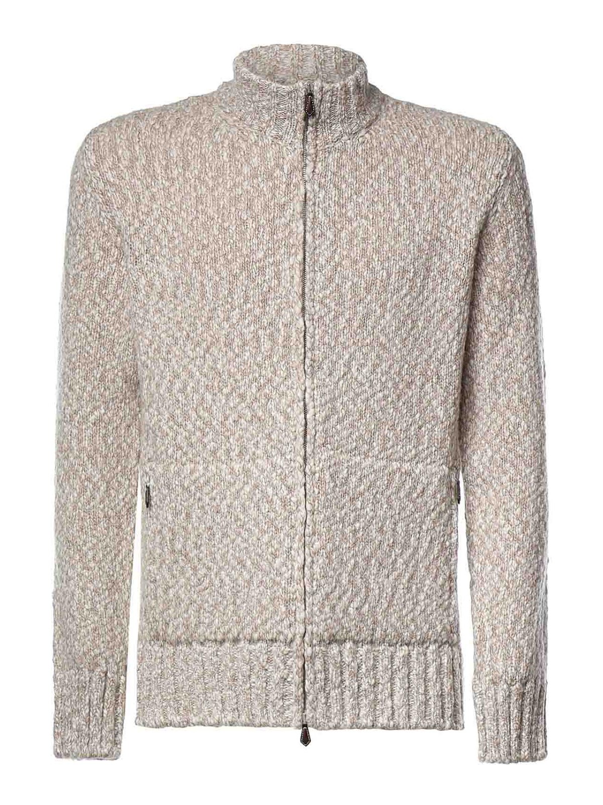 Eleventy Pull Col Rond - Beige