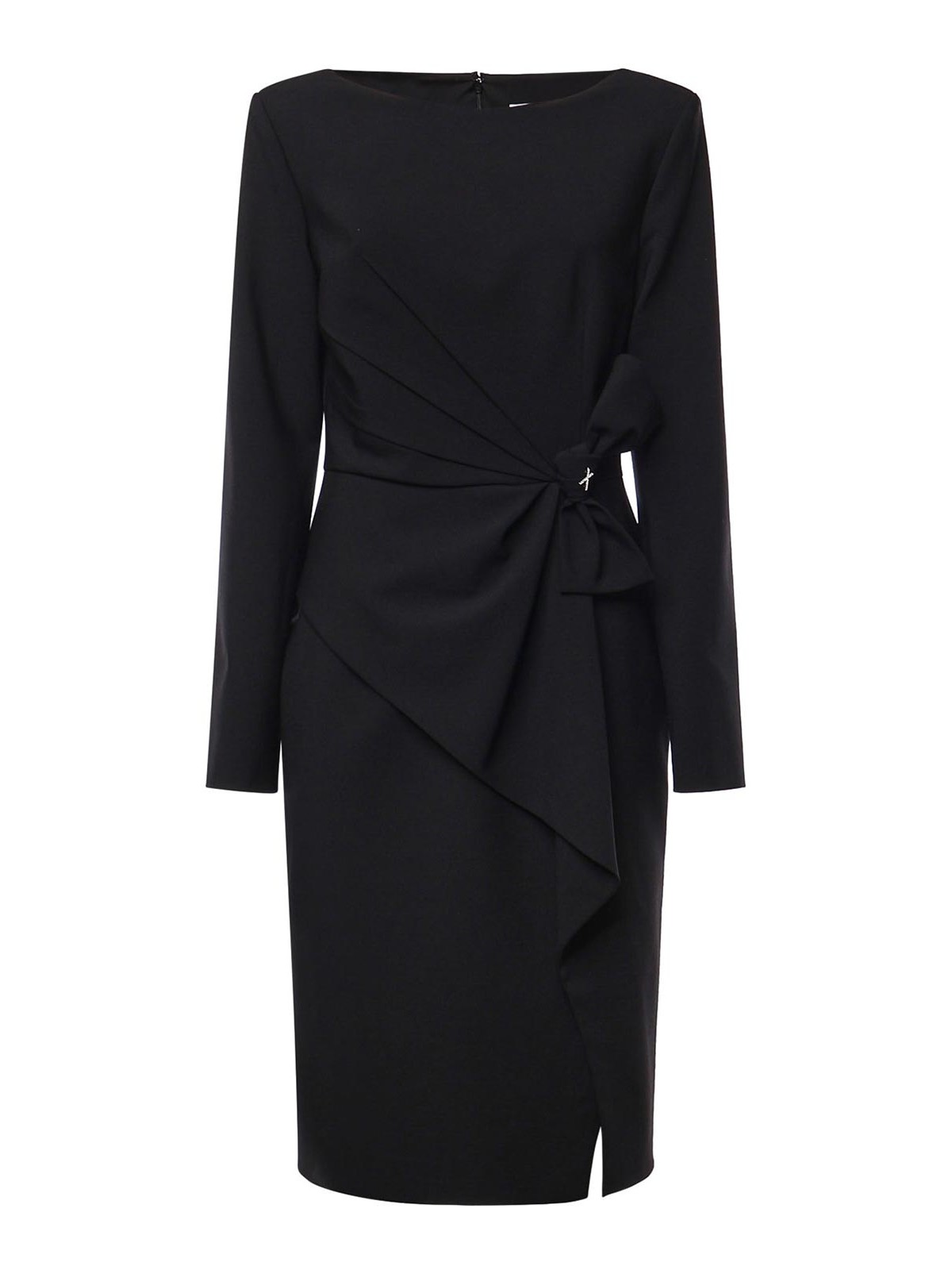 Genny Robe Au Genou - Noir