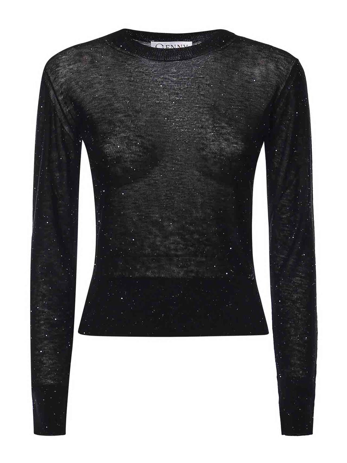 Genny Pull Col Rond - Noir