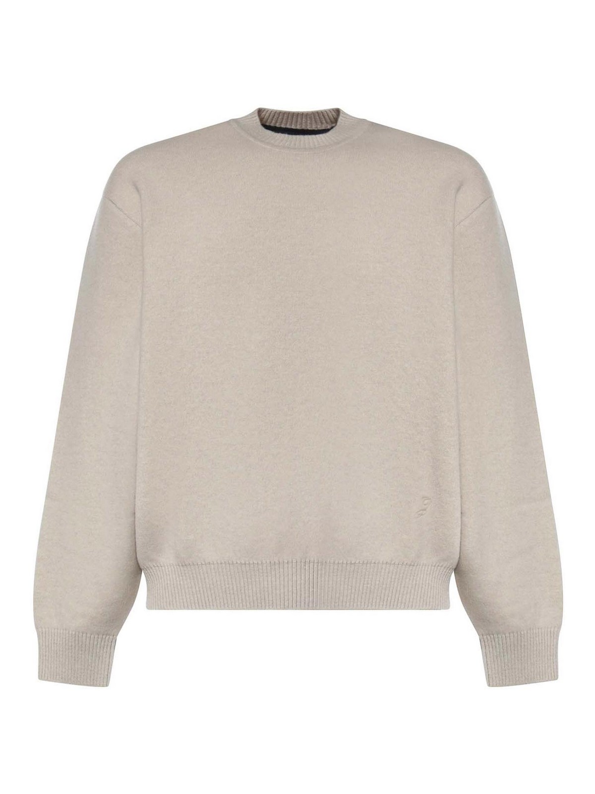 Jacquemus Pull Col Rond - Beige Clair