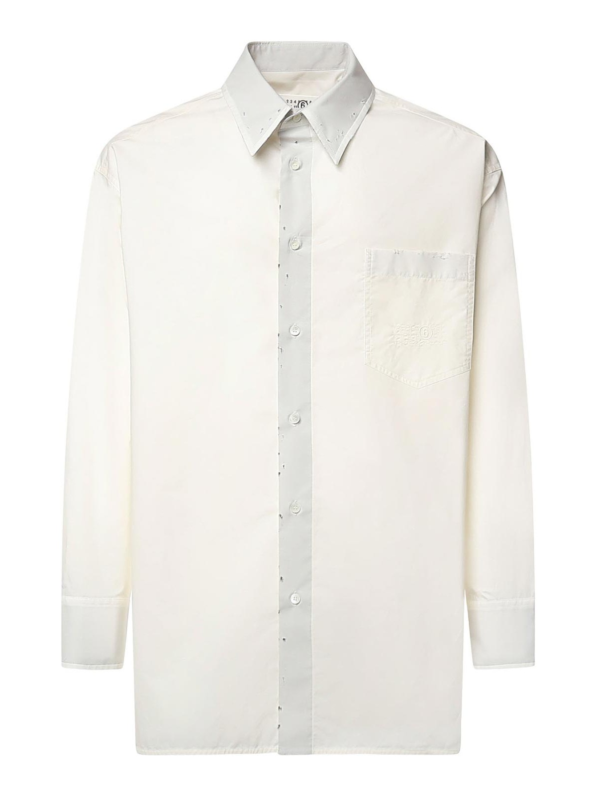 MM6 Maison Margiela Chemise - Crème