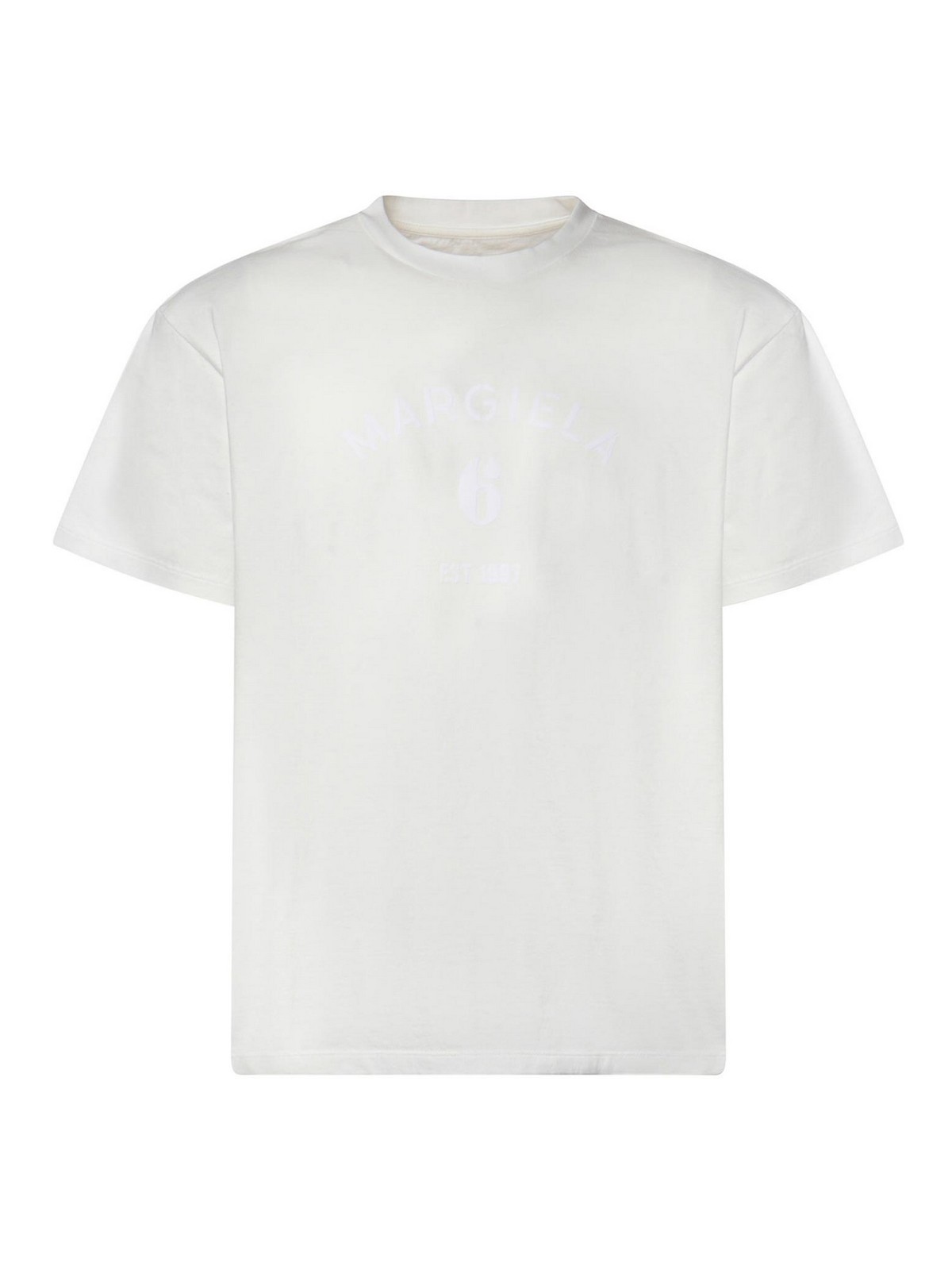 MM6 Maison Margiela T-Shirt - Crème