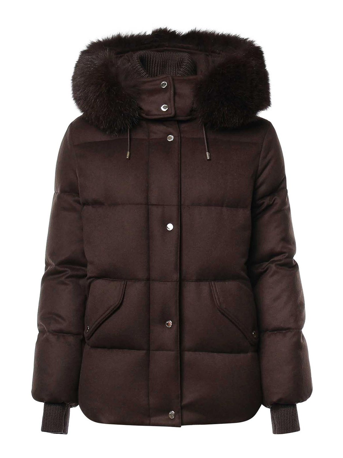 Moorer Blouson Rembourré - Marron