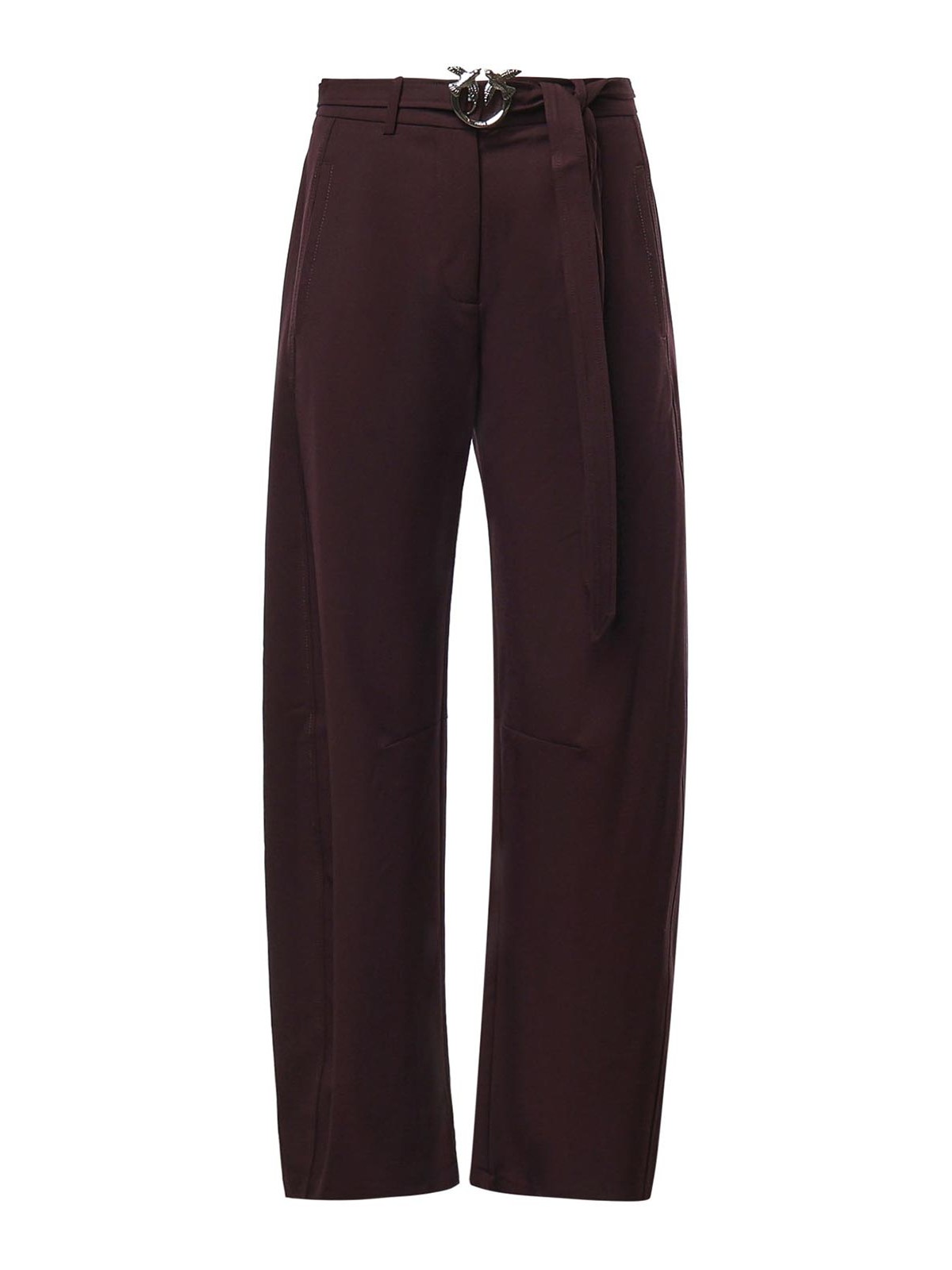 Pinko Pantalons Décontractés - Bordeaux