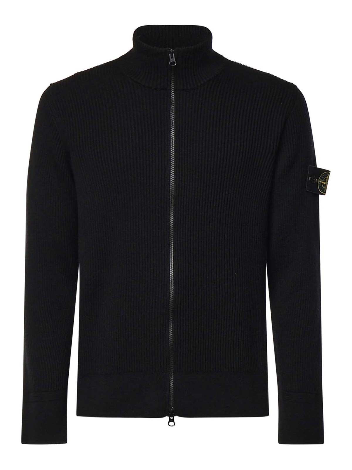 Stone Island Pull Col Rond - Noir