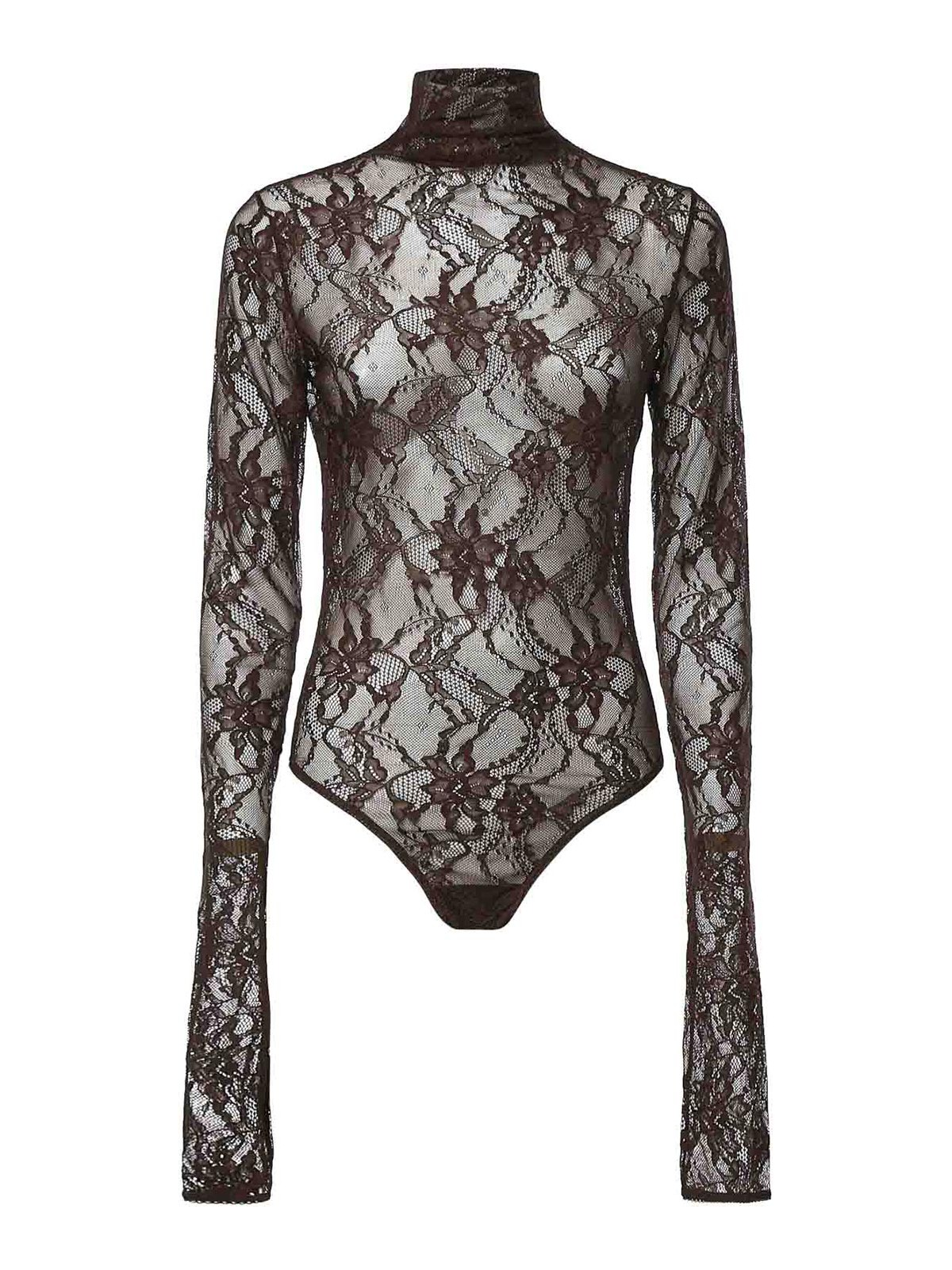 The Andamane Pull Col Roulé - Marron Foncé