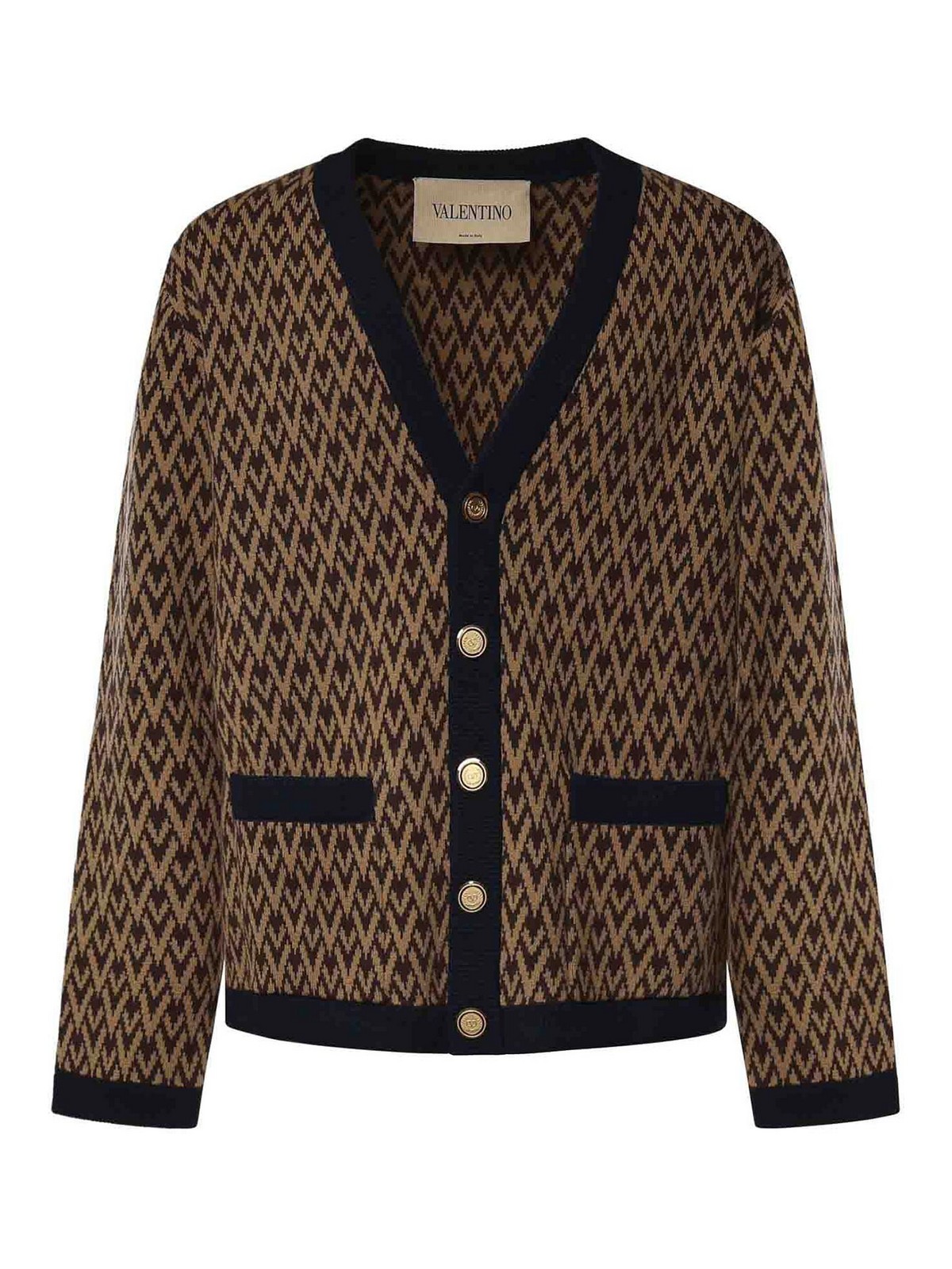 Valentino Garavani Cardigan - Marron