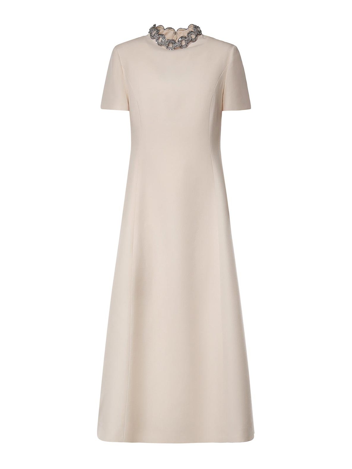 Valentino Garavani Robe Au Genou - Crème