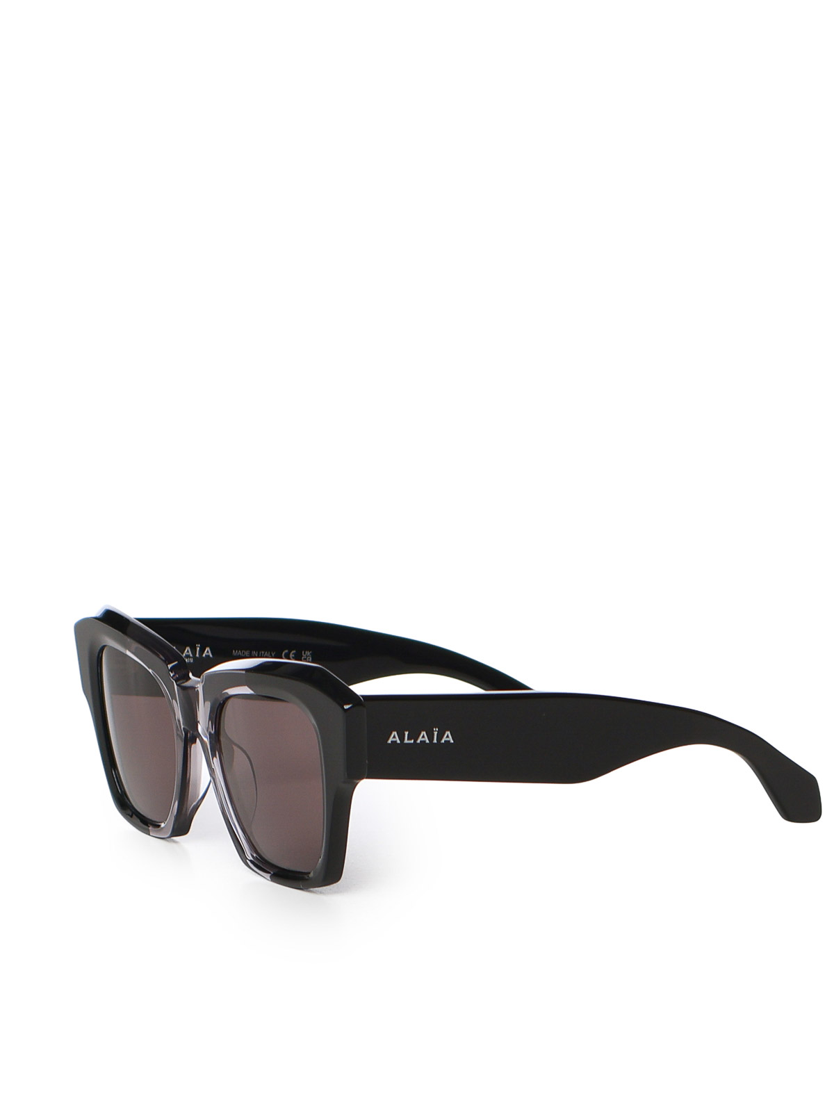 Alaïa Gradient Square Sunglasses - Black - Women|AA0103S001