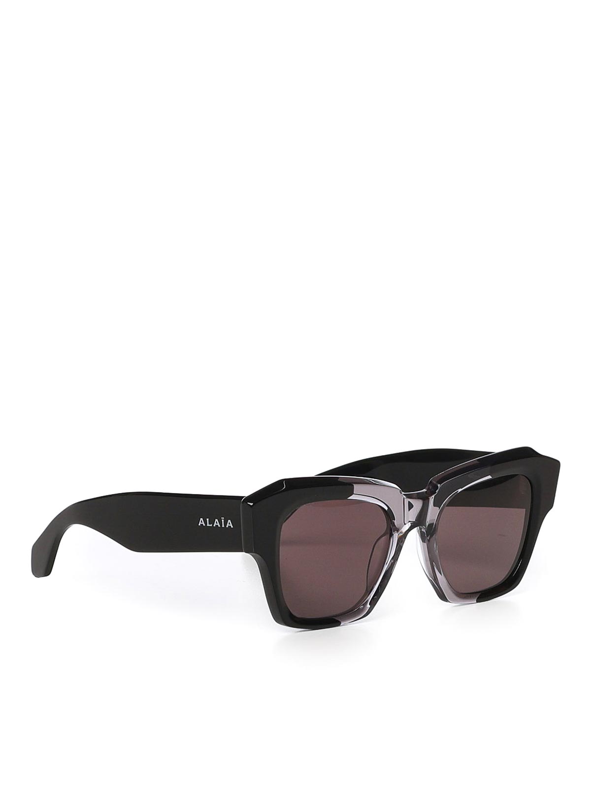 Alaïa Gradient Square Sunglasses - Black - Women|AA0103S001