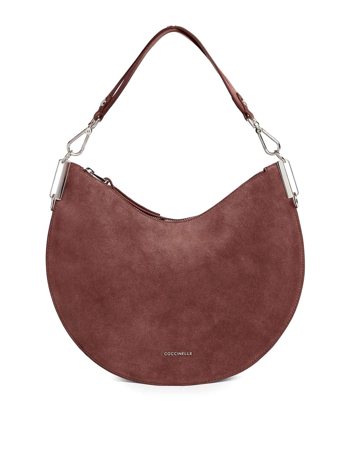 Coccinelle Sac Porté Épaule - Rouge Brun