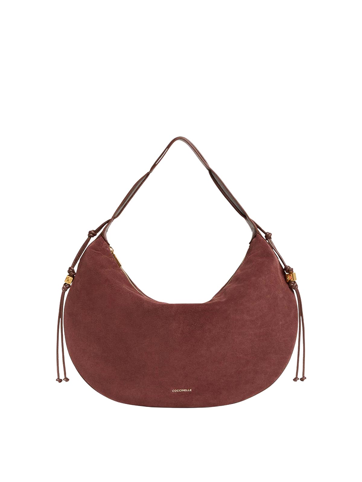 Coccinelle Sac Porté Épaule - Rouge Brun