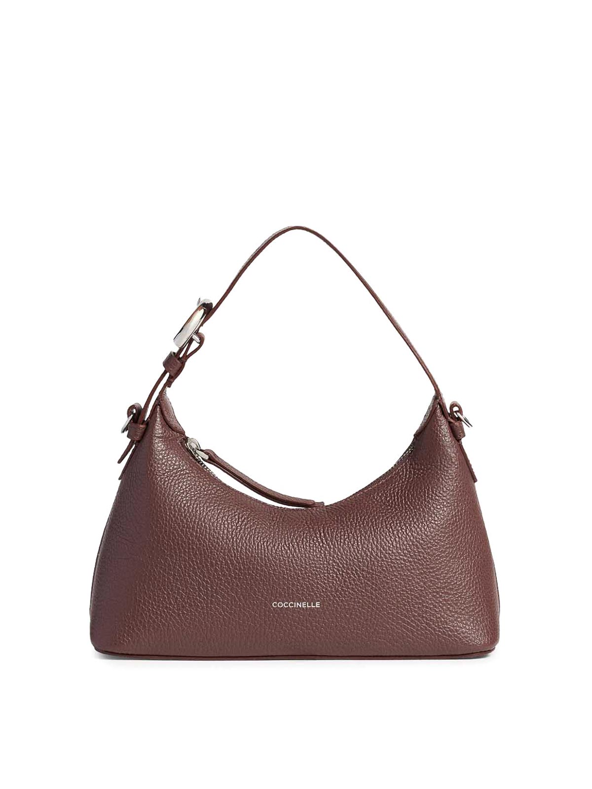 Coccinelle Sac Porté Épaule - Rouge Brun