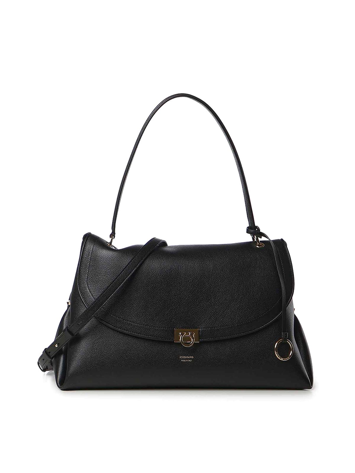 Salvatore Ferragamo Sac Porté Épaule - Noir