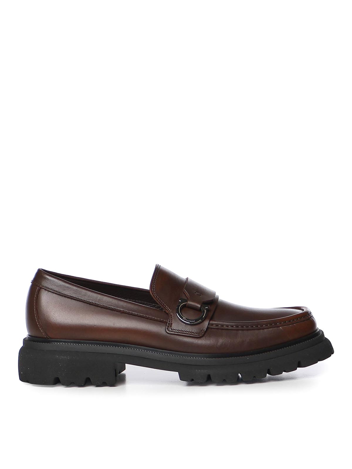Salvatore Ferragamo Mocassins - Marron Foncé