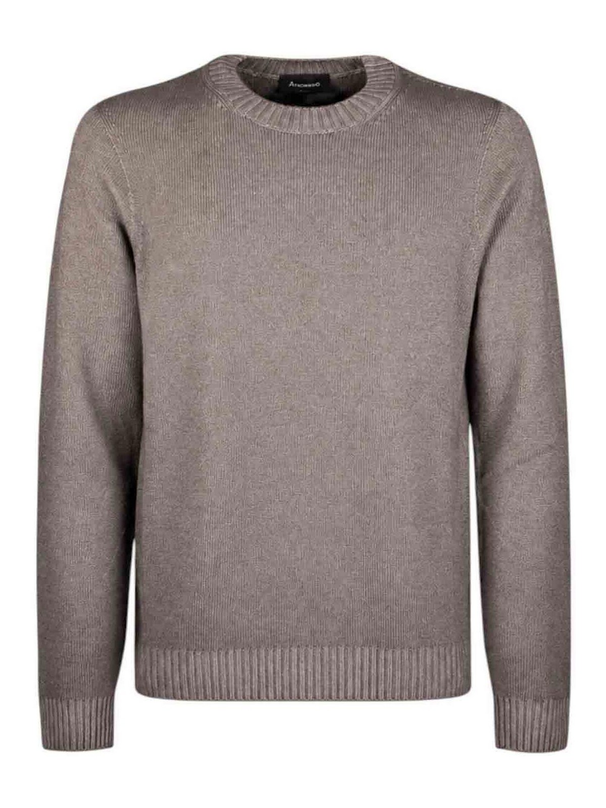 Arovescio Pull Col Rond - Taupe