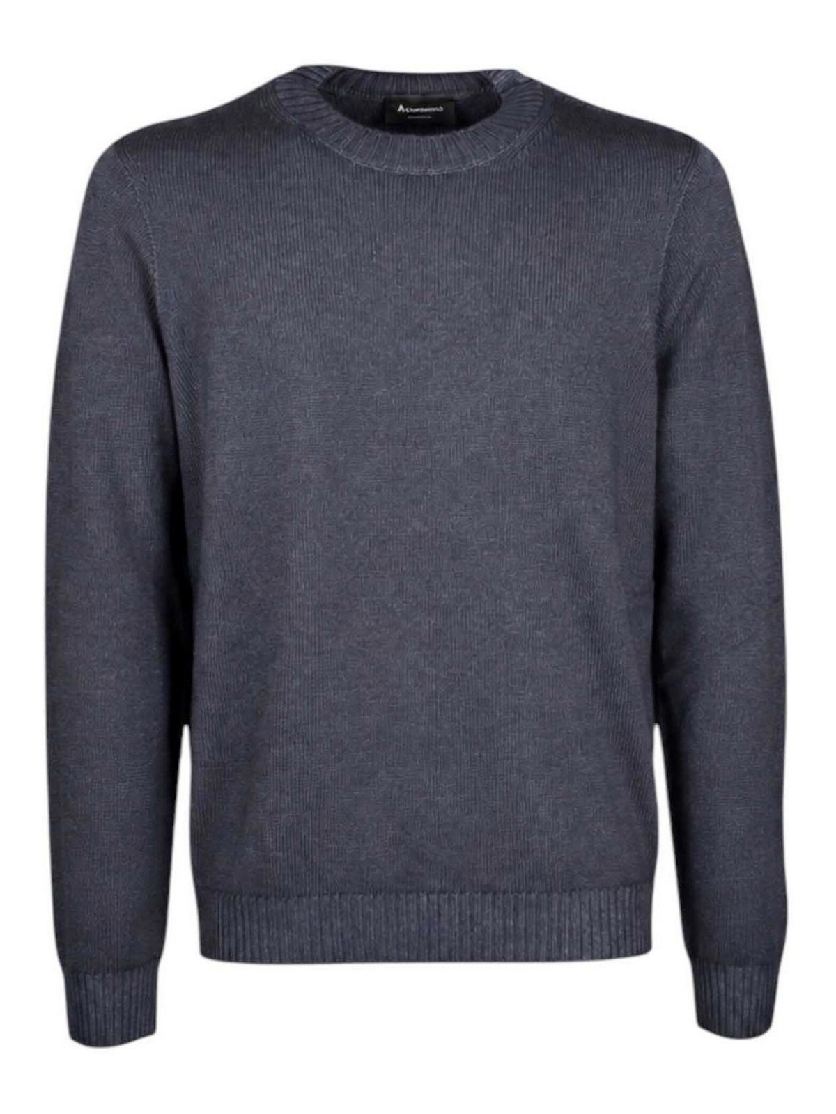 Arovescio Pull Col Rond - Bleu