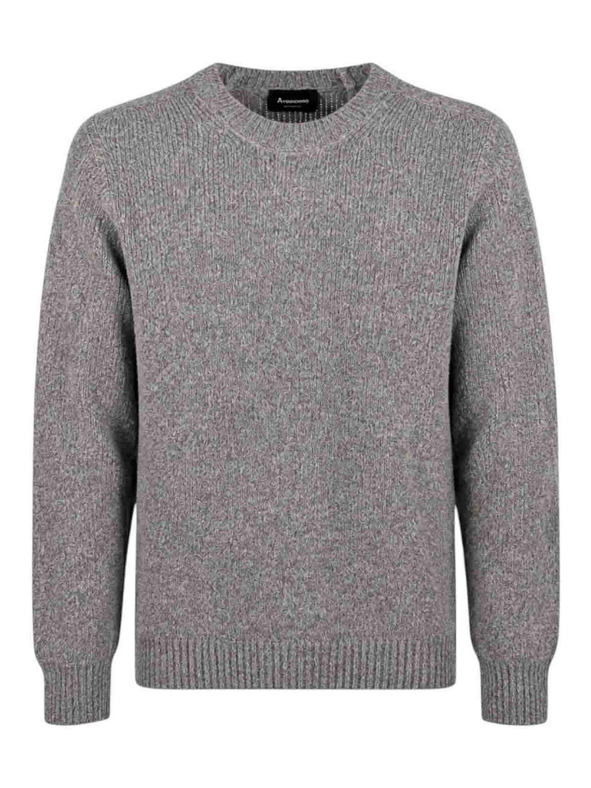 Arovescio Pull Col Rond - Gris