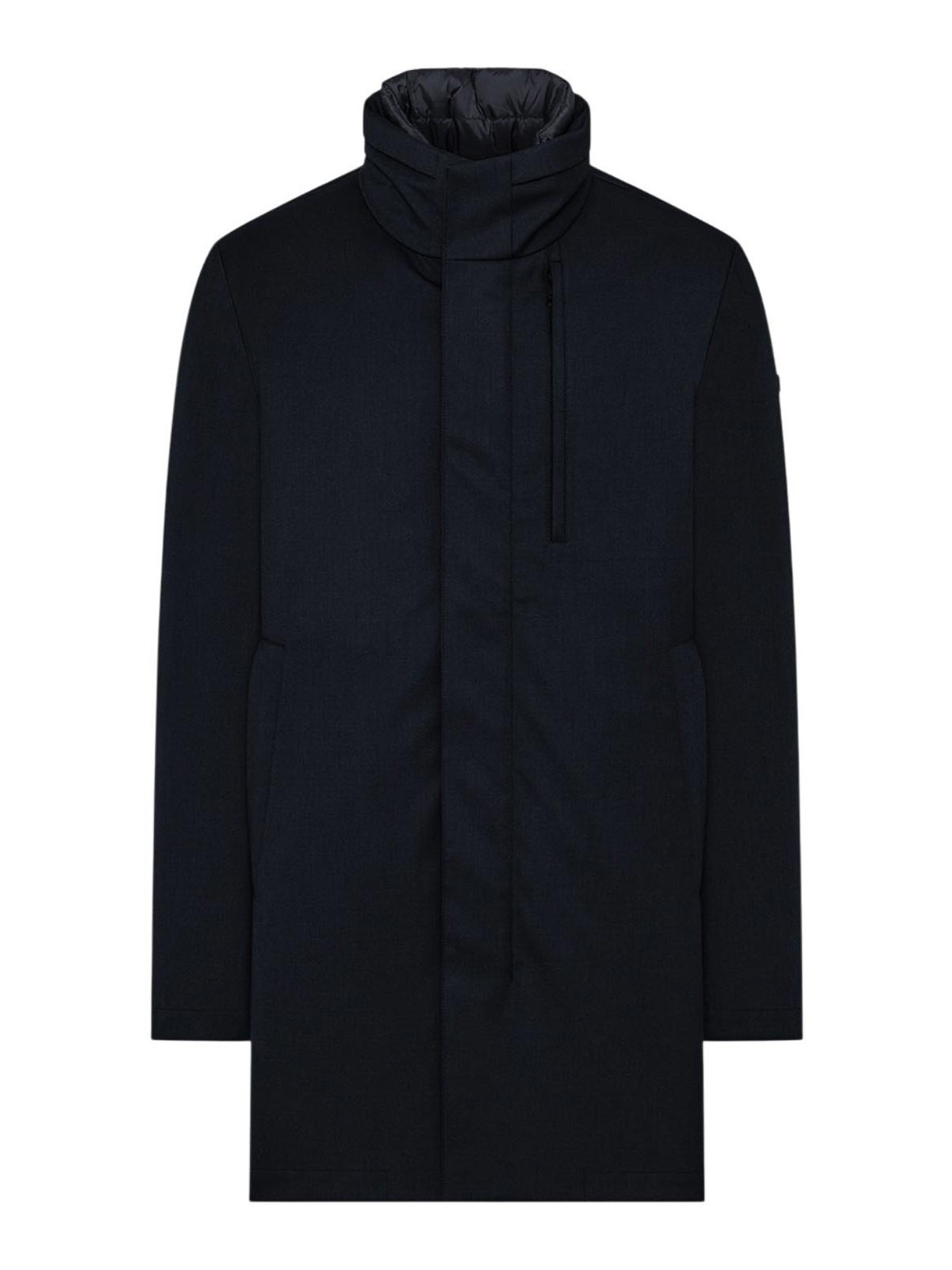Duno Manteau Au Genou - Bleu