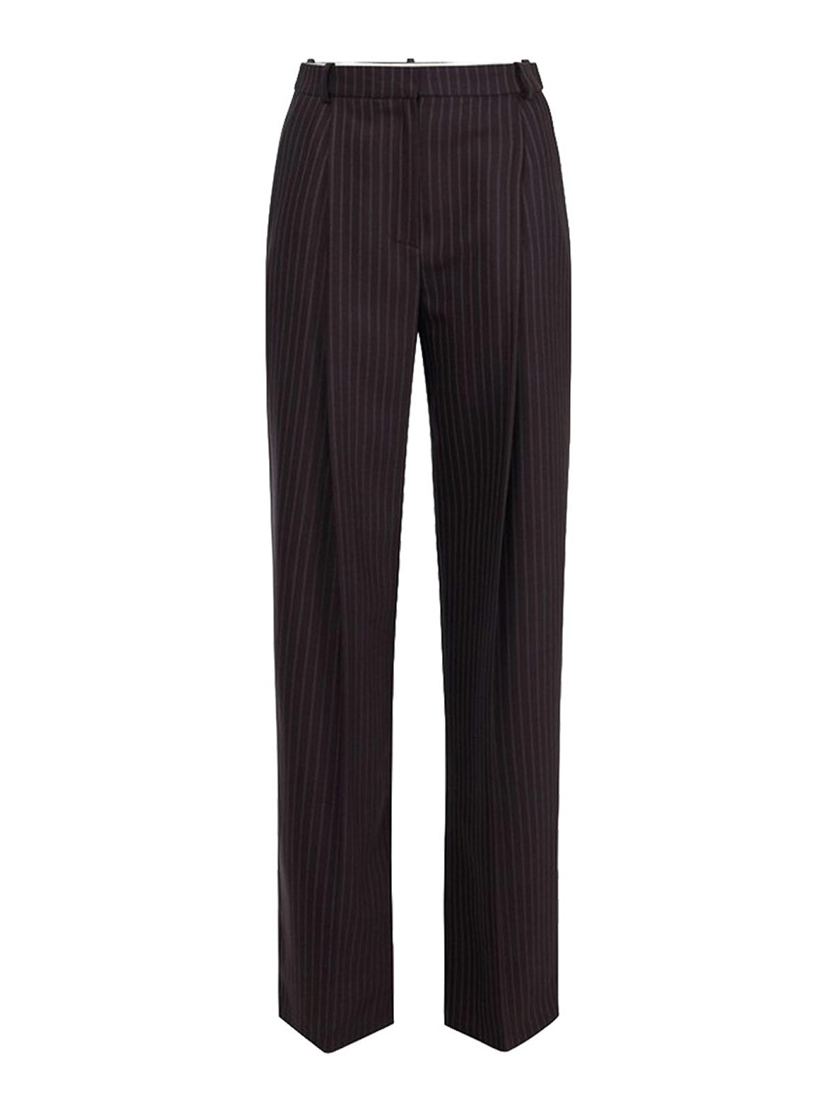Elisabetta Franchi Pantalons Décontractés - Marron